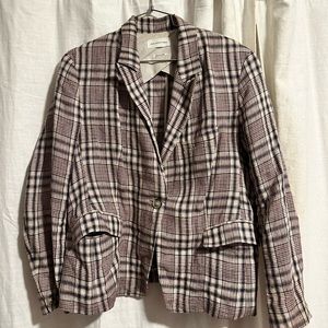 Isabel Marant Etoile Plaid Blazer